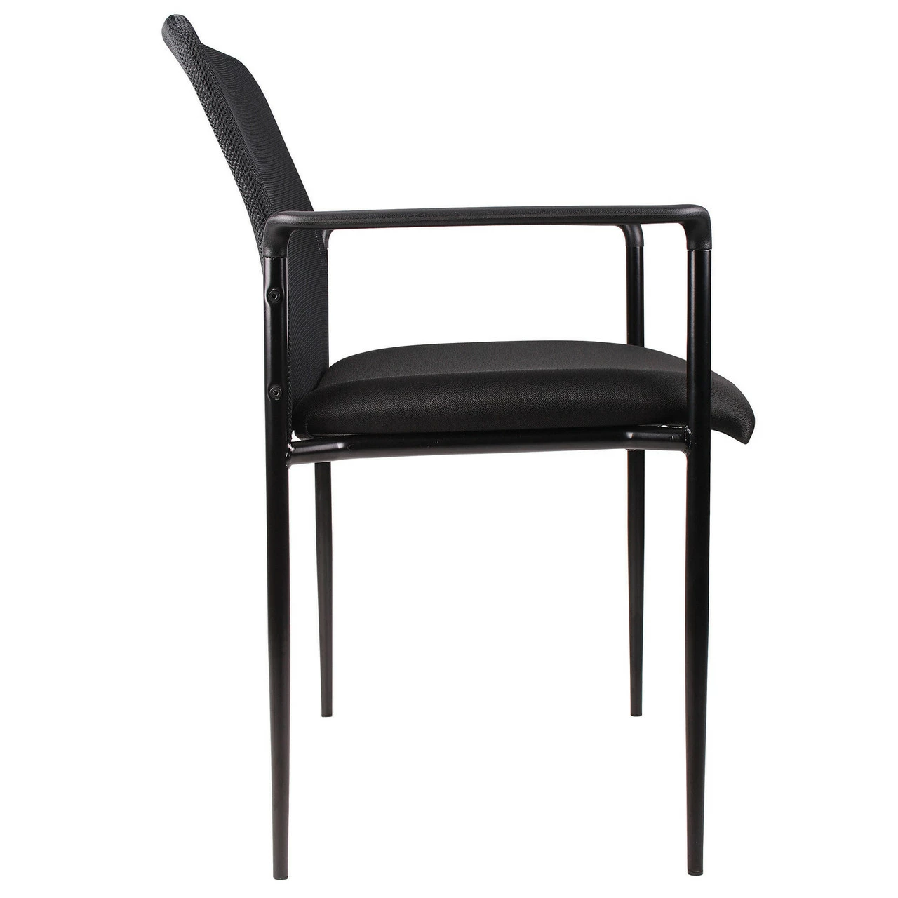 OfficeSource | Crossway | Side Chair With Black Frame - Fabric 4 OfficeSource | Crossway | Side Chair With Black Frame - Fabric - Image 2