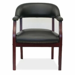 OfficeSource | Lancaster | Guest Chair With Mahogany Frame - 26"D -COE DISTRIBUTING Shop nor 271vbk 08 73157.1641823460