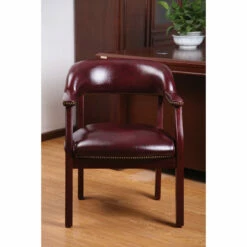 OfficeSource | Lancaster | Guest Chair With Mahogany Frame - 26"D -COE DISTRIBUTING Shop nor 271vox 12 04527.1660607371