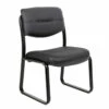 OfficeSource Merit Collection Armless Sled Base Guest Chair With Black Frame -COE DISTRIBUTING Shop nor 314vbk 01 31141.1643931213
