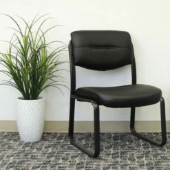 OfficeSource Merit Collection Armless Sled Base Guest Chair With Black Frame -COE DISTRIBUTING Shop nor 314vbk 12 80028.1654023951