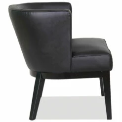 OfficeSource | Bowery | Barrel Back Arm Chair With Black Wood Legs -COE DISTRIBUTING Shop nor 5209vbk 02 23641.1641825504