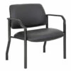 OfficeSource | Big & Tall | Guest Chair With Arms And Black Frame - 32"W -COE DISTRIBUTING Shop nor 59051fpabk 01 48508.1680294395
