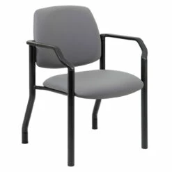 OfficeSource | Big & Tall | Guest Chair With Arms And Black Frame - 22"W -COE DISTRIBUTING Shop nor 59053fpagr 01 04595.1654192805