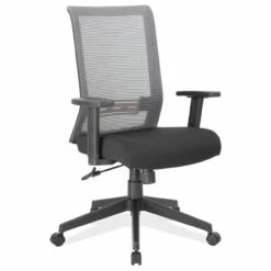 OfficeSource | Interchangeable Collection | Mesh High Back Task Chair With Black Base