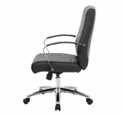 OfficeSource | Studio | Mid Back Chair With Chrome Frame -COE DISTRIBUTING Shop nor 696vbk 06 03701.1668620038