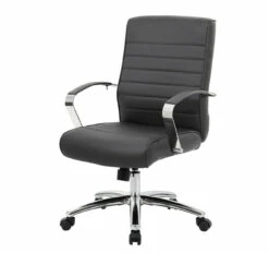 OfficeSource | Studio | Mid Back Chair With Chrome Frame -COE DISTRIBUTING Shop nor 696vbk 07 61707.1668620038