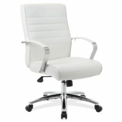 OfficeSource | Studio | Mid Back Chair With Chrome Frame -COE DISTRIBUTING Shop nor 696wht 01 57295.1668620038