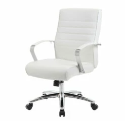 OfficeSource | Studio | Mid Back Chair With Chrome Frame -COE DISTRIBUTING Shop nor 696wht 07 17546.1668620038