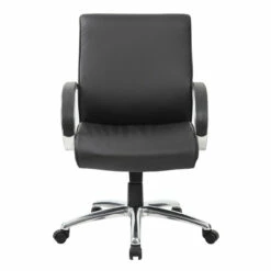 OfficeSource | Prestige | Executive Mid Back Chair W/Chrome Frame & Base -COE DISTRIBUTING Shop nor 7745vbk 08 54377.1641825355