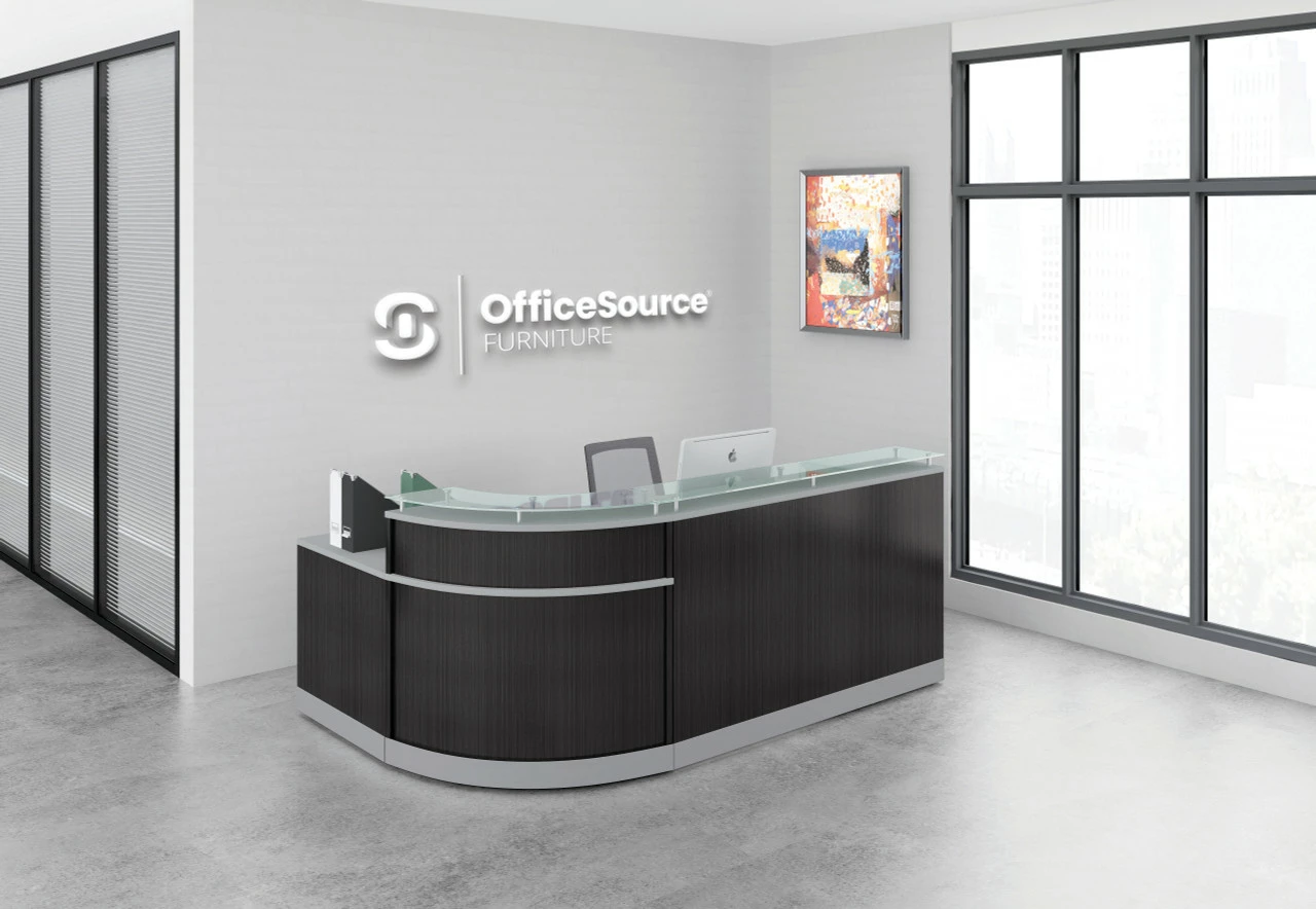 OfficeSource | Cosmo Collection | L Shape Reception Typical 6 OfficeSource | Cosmo Collection | L Shape Reception Typical - Image 4