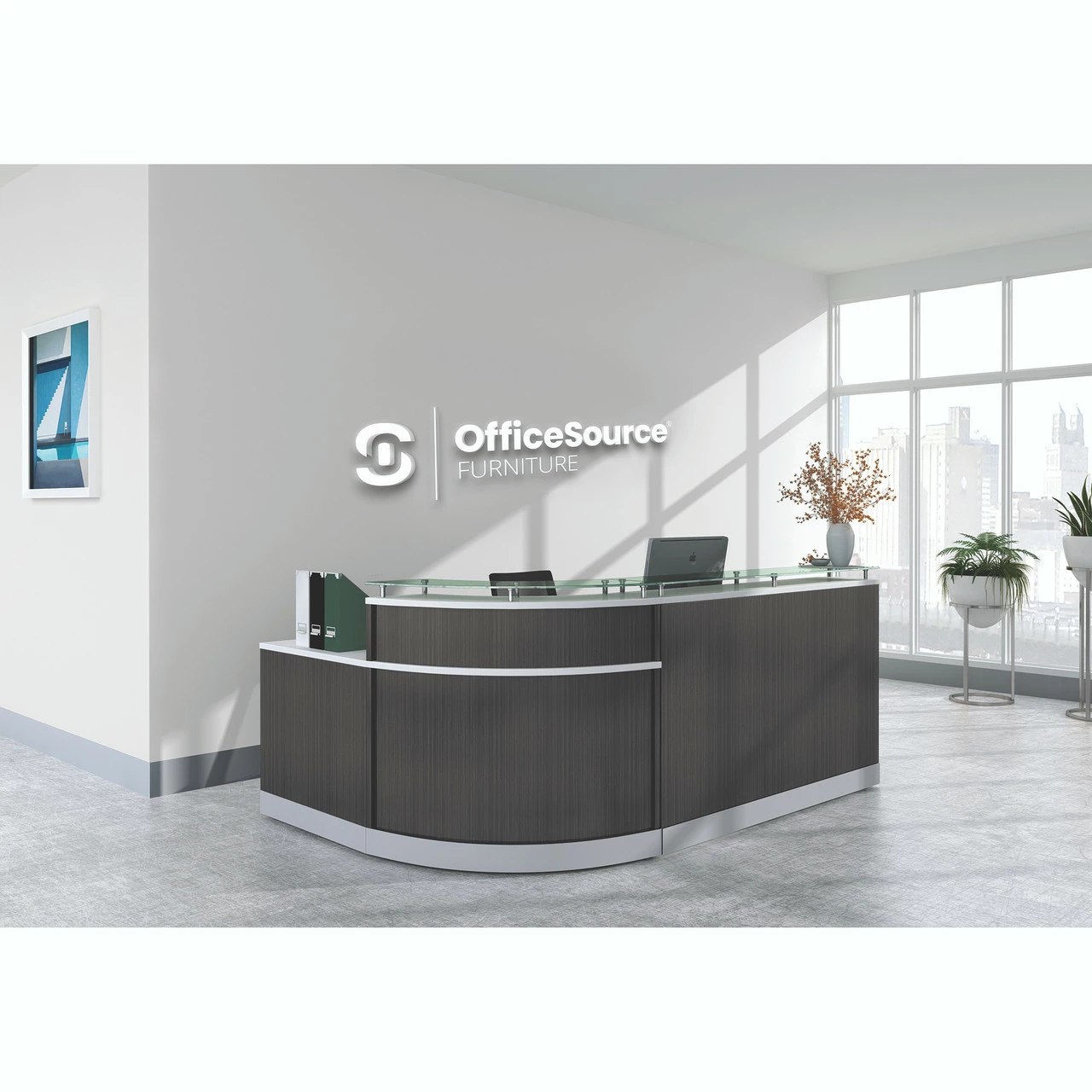 OfficeSource | Cosmo Collection | L Shape Reception Typical 5 OfficeSource | Cosmo Collection | L Shape Reception Typical - Image 3