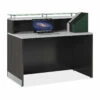 OfficeSource Cosmo Collection Glass Top Reception Desk - 48"W X 32"D 1 OfficeSource Cosmo Collection Glass Top Reception Desk - 48"W X 32"D -COE DISTRIBUTING Shop nor rcn4731sg 01 29433.1641826626