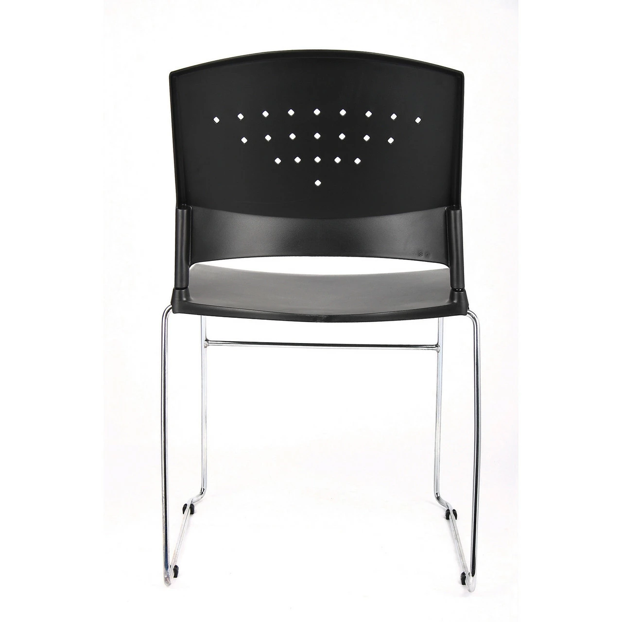 OfficeSource | Tower | Stackable Side Chair With Chrome Frame 5 OfficeSource | Tower | Stackable Side Chair With Chrome Frame - Image 3