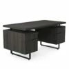 OfficeSource | Palisades | Double Pedestal Desk - 60" X 30" -COE DISTRIBUTING Shop off EV6030DP 01 58038.1683041179