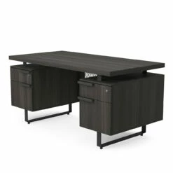OfficeSource | Palisades | Double Pedestal Desk - 60" X 30" -COE DISTRIBUTING Shop off EV6030DP 09 75231.1683041179