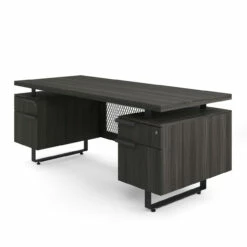 OfficeSource | Palisades Collection | Double Pedestal Desk - 72" X 30" -COE DISTRIBUTING Shop off EV7230DP 07 69568.1683041061
