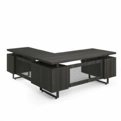 OfficeSource | Palisades Collection | L Shaped Desk - 72" X 30" -COE DISTRIBUTING Shop off EV7230L 04 98451.1683041041