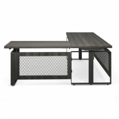 OfficeSource | Palisades | Industrial L-Shaped, Height Adjustable Desk - 72" X 78" -COE DISTRIBUTING Shop off EVH100 08 20558.1683040951