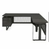 OfficeSource | Palisades | Industrial L-Shaped, 30" X 60" Height Adjustable Desk With Single Pedestal -COE DISTRIBUTING Shop off EVH200 03 34766.1703702109
