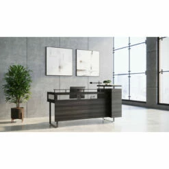 OfficeSource | Palisades Collection | Right Reception Desk With Glass Transaction Top 9 OfficeSource | Palisades Collection | Right Reception Desk With Glass Transaction Top -COE DISTRIBUTING Shop off EVRC1 12 04999.1690465180