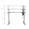 OfficeSource | Any Space WFH | Height Adjustable Base - 2-Stage, Single Motor -COE DISTRIBUTING Shop omn osbhat4860si 10 84443.1642112863