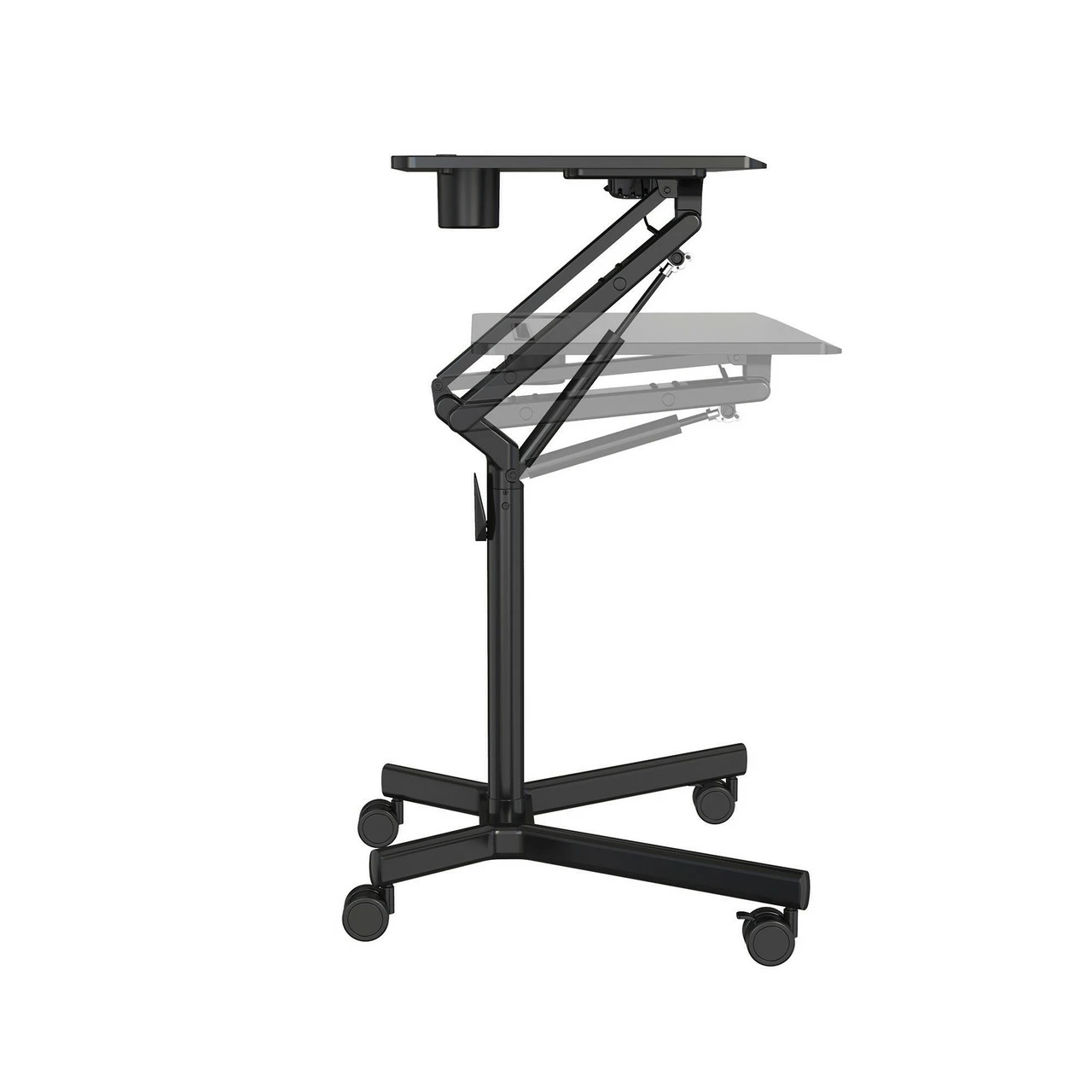 OfficeSource | Any Space WFH | Mobile Pneumatic Height Adjustable Table 4 OfficeSource | Any Space WFH | Mobile Pneumatic Height Adjustable Table - Image 2