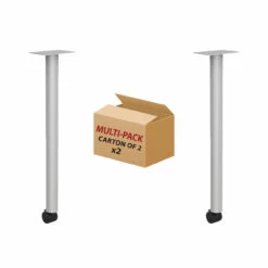 OfficeSource Training Tables By OfficeSource Post Leg With Caster