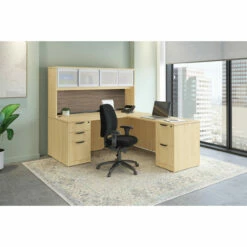 OfficeSource OS Laminate Collection L Shape Typical - OS127