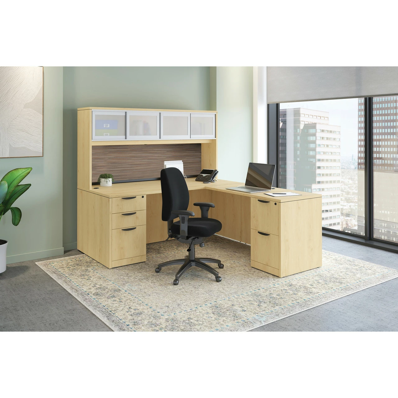 OfficeSource OS Laminate Collection L Shape Typical - OS127 3 OfficeSource OS Laminate Collection L Shape Typical - OS127