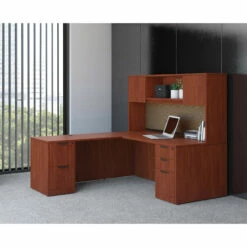 OfficeSource OS Laminate Collection L Shape Typical - OS86