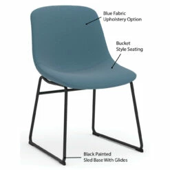 OfficeSource | Willow | Mid Back Guest Chair With Black Sled Base -COE DISTRIBUTING Shop per 06wi2wmgsbfbl 09 53121.1669220389