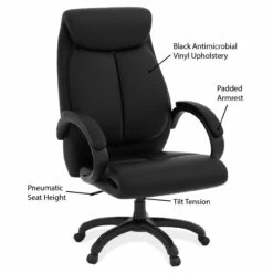 OfficeSource Sierra Collection Executive High Back With Black Frame -COE DISTRIBUTING Shop per 10311abk 09 72223.1643926760