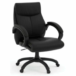 OfficeSource Sierra Collection Executive Mid Back With Black Frame