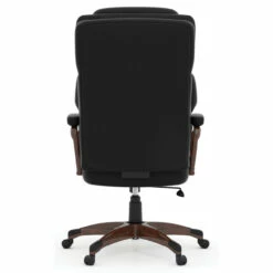 OfficeSource Charleston Collection Executive High Back, Tufted Seat And Back With Plastic Wooden Arms And Base -COE DISTRIBUTING Shop per 20271abk 04 15289.1643914910