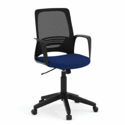 OfficeSource | Prisma | Mesh Back Task Chair With Black Frame And Base -COE DISTRIBUTING Shop per 21155nsbl 01 61983.1641849539
