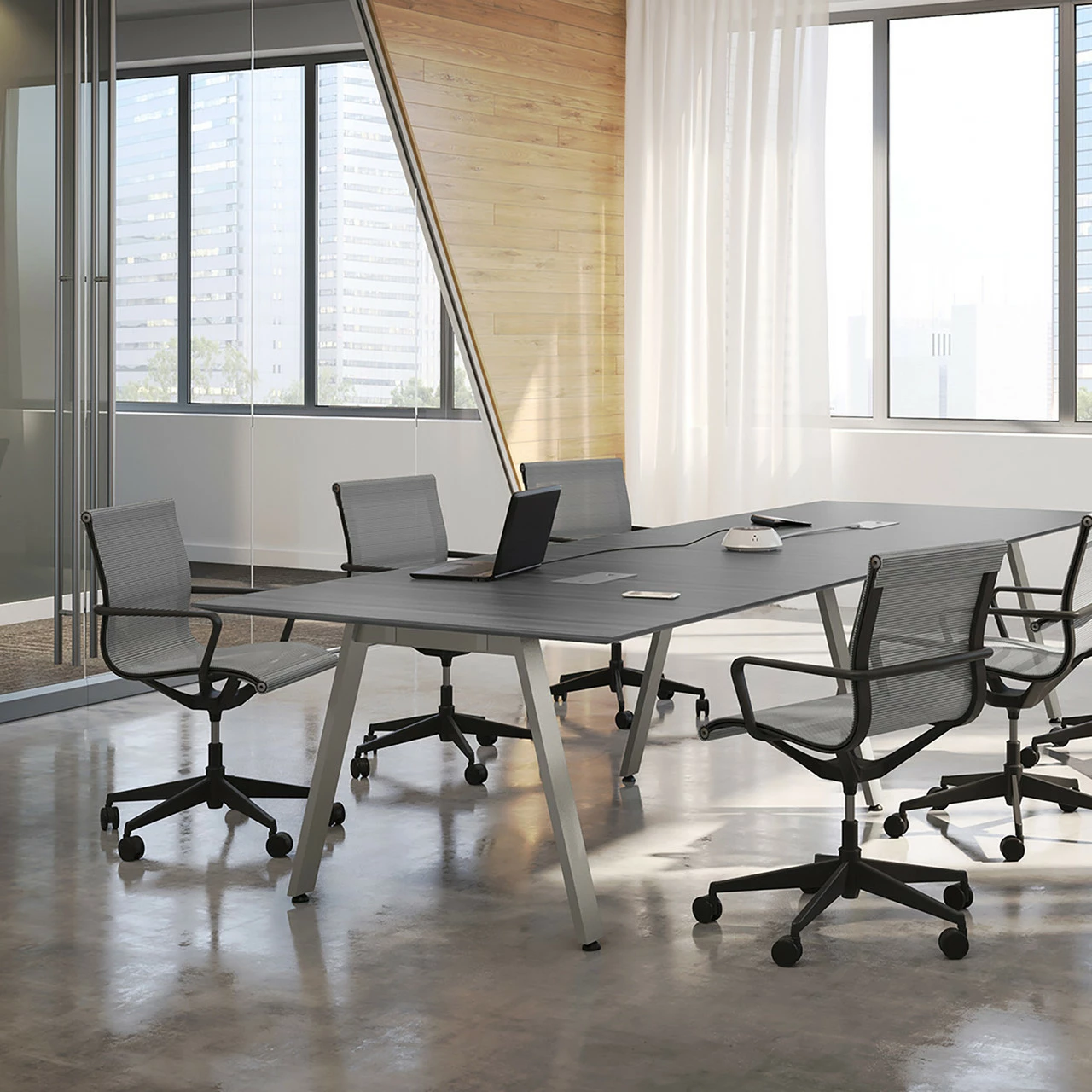 OfficeSource | Franklin Collection | Mesh Swivel Chair With Black Frame 15 OfficeSource | Franklin Collection | Mesh Swivel Chair With Black Frame - Image 13