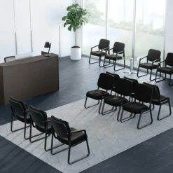 OfficeSource | Value Collection | Sled Base Guest Chair With Black Frame -COE DISTRIBUTING Shop per 2708fbk 12 08676.1664208705