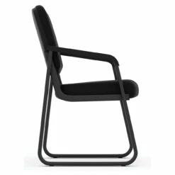 OfficeSource | Value Collection | Sled Base Guest Chair With Antimicrobial Vinyl Upholstery And Black Frame -COE DISTRIBUTING Shop per 2748abk 02 52407.1664208721