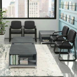 OfficeSource | Value Collection | Sled Base Guest Chair With Antimicrobial Vinyl Upholstery And Black Frame -COE DISTRIBUTING Shop per 2748abk 12 59563.1664208721