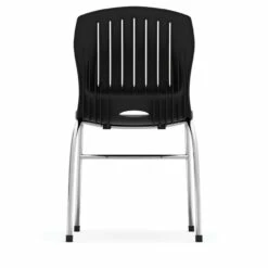OfficeSource Slash Collection Armless Guest Stack Chair With Chrome Frame -COE DISTRIBUTING Shop per 3040plbk 04 43364.1641917030