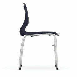 OfficeSource Slash Collection Armless Guest Stack Chair With Chrome Frame -COE DISTRIBUTING Shop per 3040plbl 02 36900.1641917030