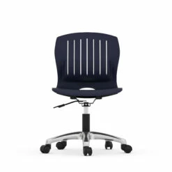 OfficeSource Slash Collection Armless Poly Swivel Chair With Chrome Frame -COE DISTRIBUTING Shop per 3040ssnv 08 65475.1644266425