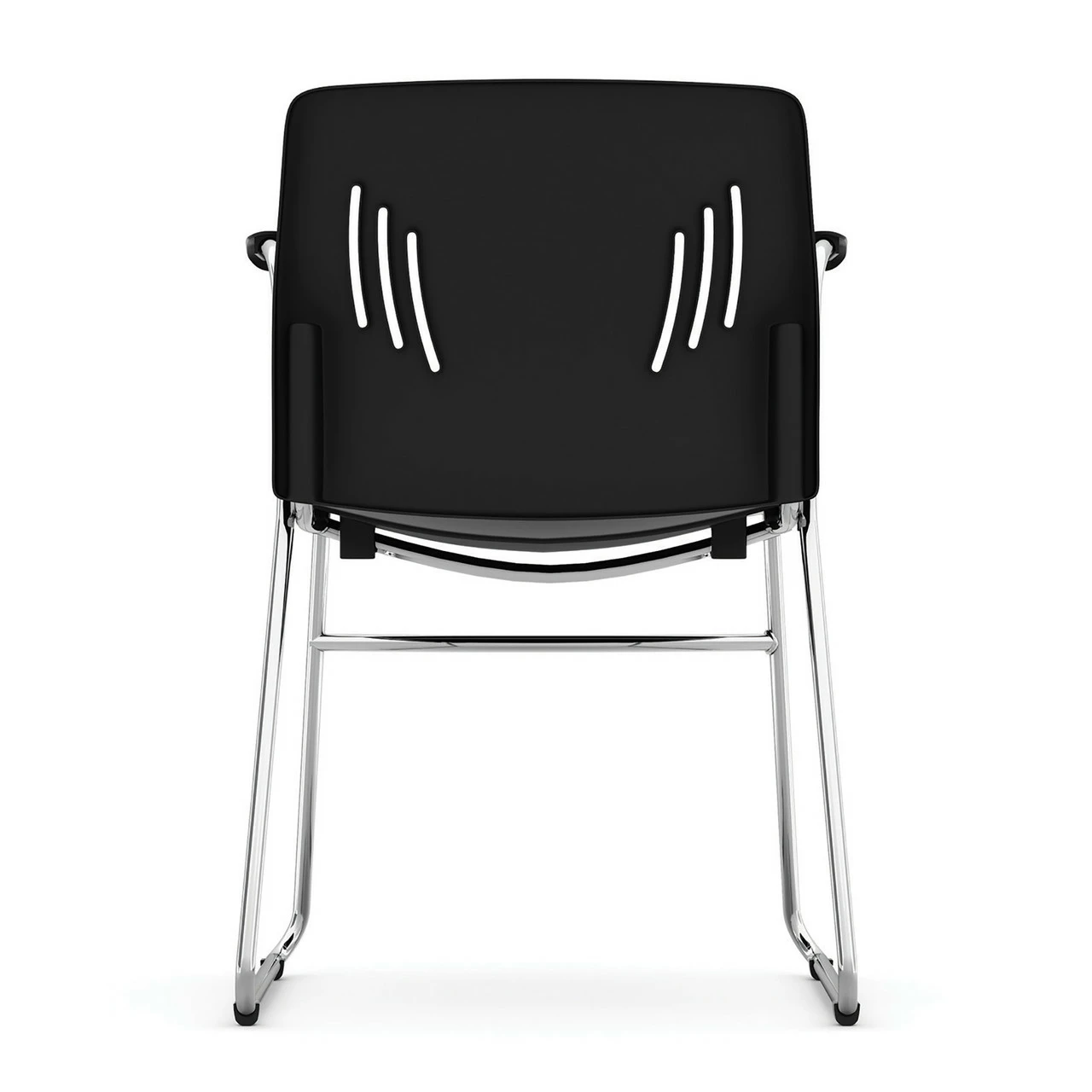 OfficeSource Stacked Seating Stackable Side Chair With Chrome Frame 5 OfficeSource Stacked Seating Stackable Side Chair With Chrome Frame - Image 3