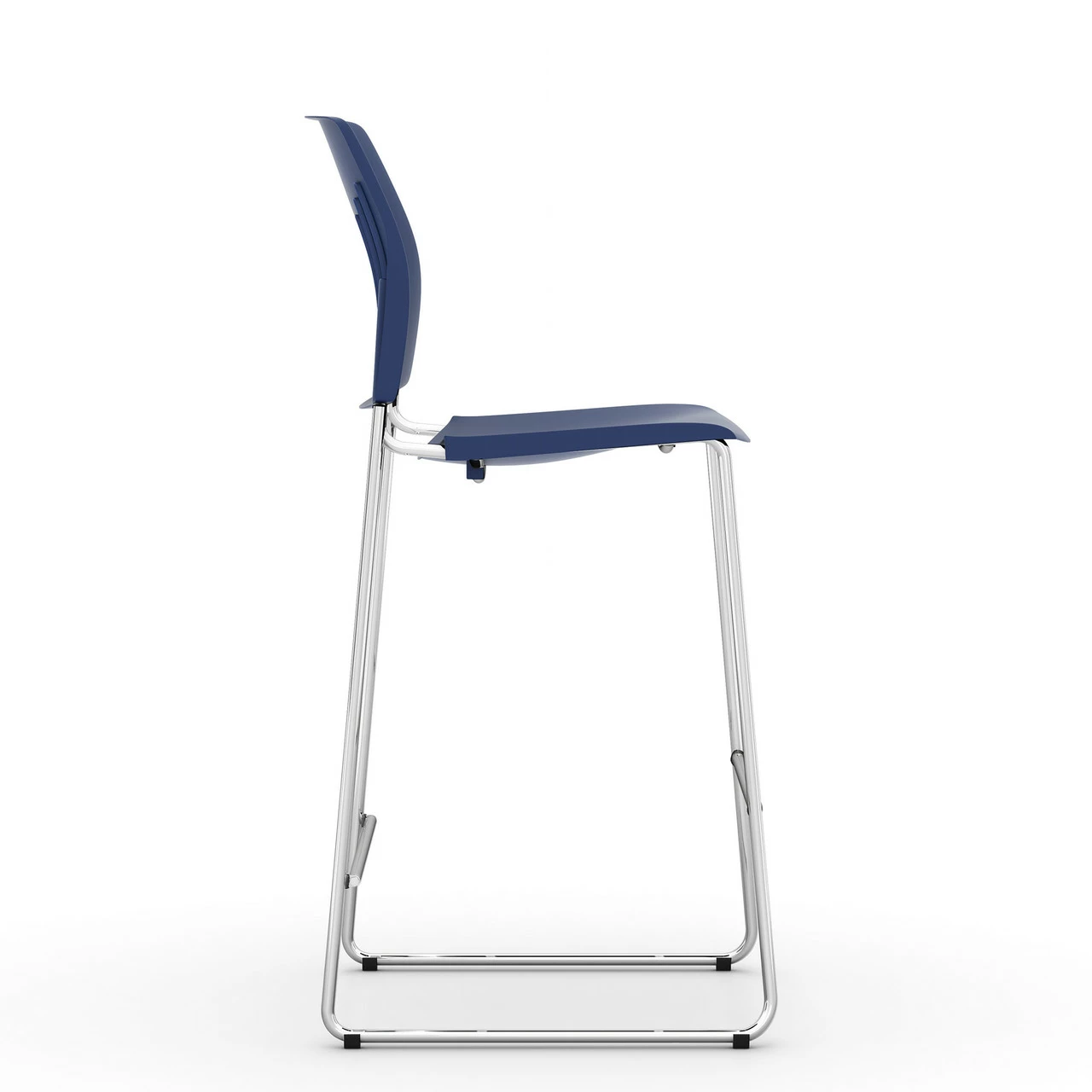 OfficeSource Rise Stool Polyurethane Stool With Footrest And Chrome Base 12 OfficeSource Rise Stool Polyurethane Stool With Footrest And Chrome Base - Image 10