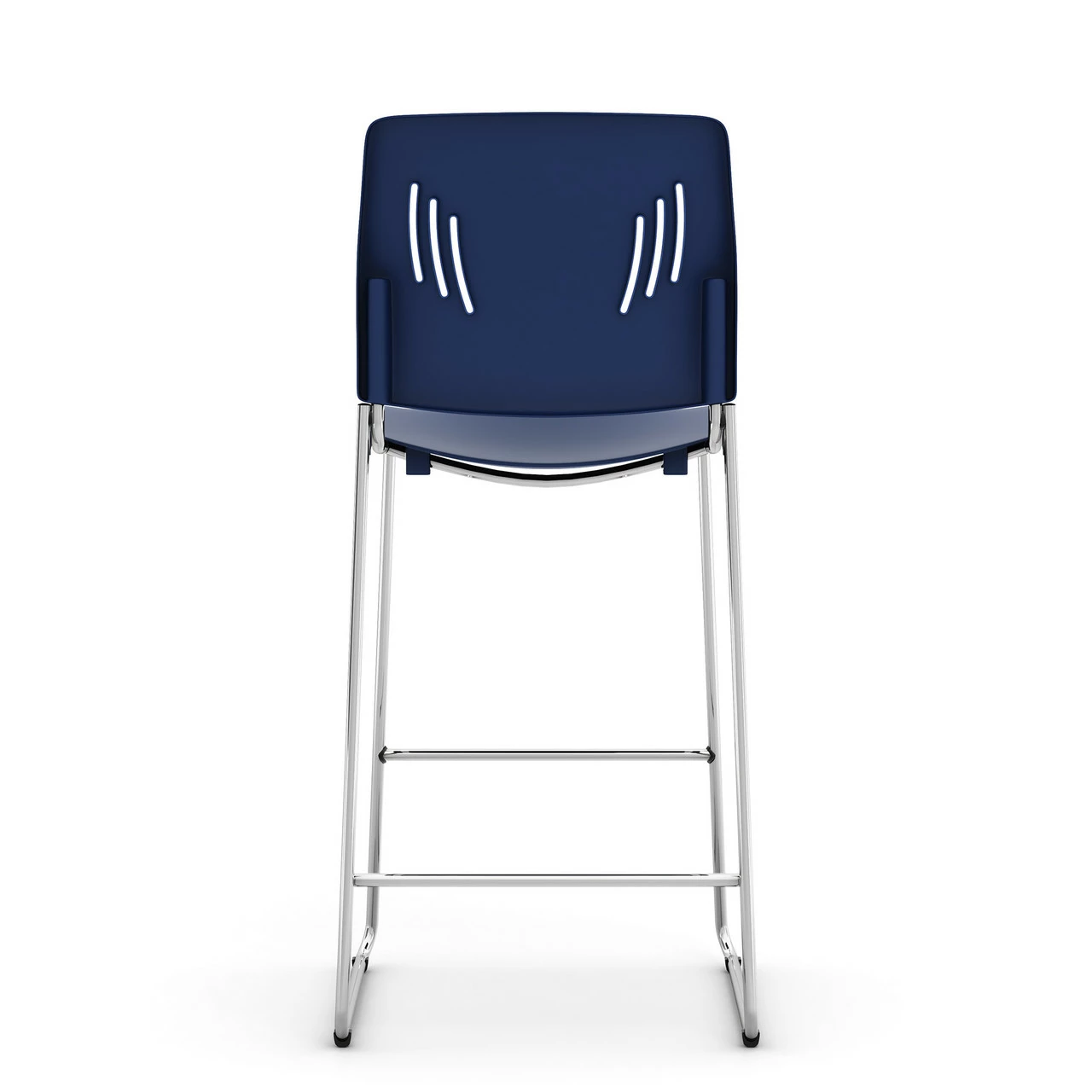 OfficeSource Rise Stool Polyurethane Stool With Footrest And Chrome Base 13 OfficeSource Rise Stool Polyurethane Stool With Footrest And Chrome Base - Image 11