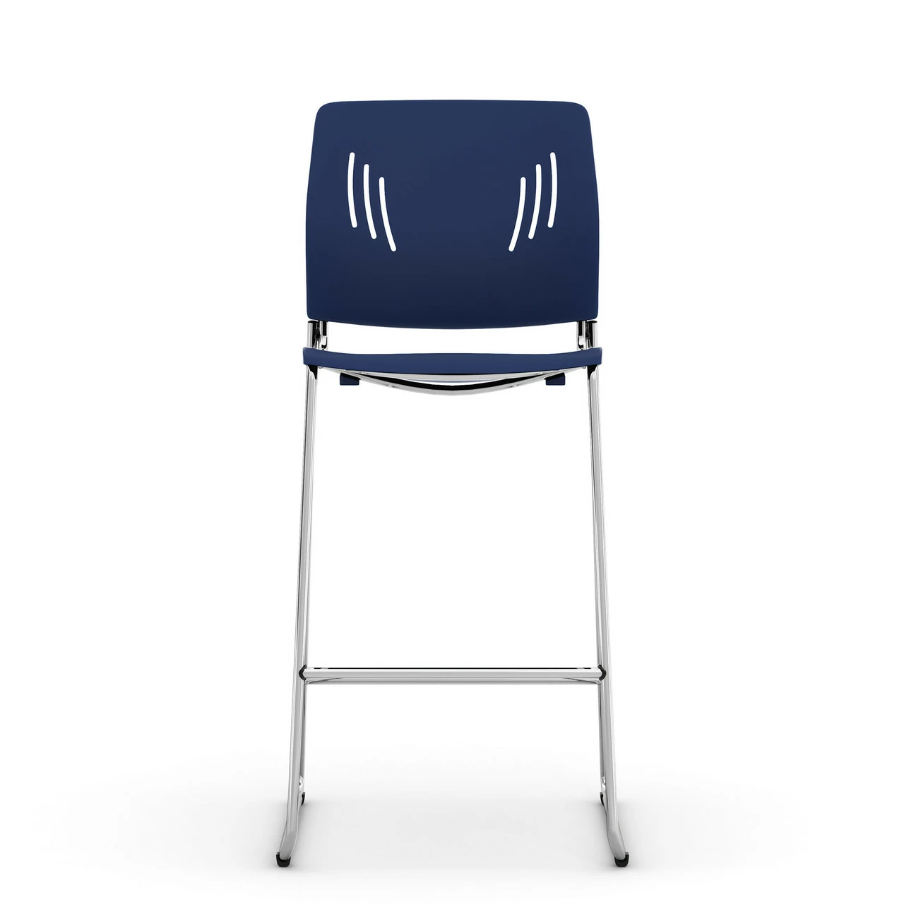 OfficeSource Rise Stool Polyurethane Stool With Footrest And Chrome Base 14 OfficeSource Rise Stool Polyurethane Stool With Footrest And Chrome Base - Image 12