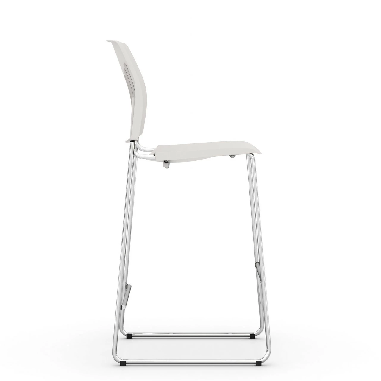 OfficeSource Rise Stool Polyurethane Stool With Footrest And Chrome Base 15 OfficeSource Rise Stool Polyurethane Stool With Footrest And Chrome Base - Image 13