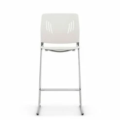 OfficeSource Rise Stool Polyurethane Stool With Footrest And Chrome Base 35 OfficeSource Rise Stool Polyurethane Stool With Footrest And Chrome Base -COE DISTRIBUTING Shop per 3085stoolwh 08 92403.1646771998