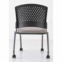 OfficeSource | Perch | Armless Nesting Chair With Casters, Titanium Frame -COE DISTRIBUTING Shop per 3274tnsanp 04 14340.1668644471